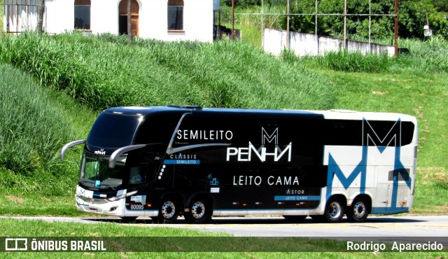 Empresa de Ônibus Nossa Senhora da Penha 60095 na cidade de Aparecida, São Paulo, Brasil, por Rodrigo  Aparecido. ID da foto: 11966948.