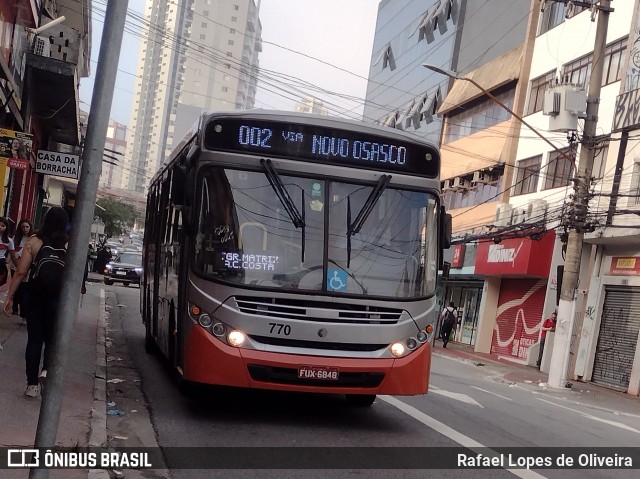 Viação Osasco 770 na cidade de Osasco, São Paulo, Brasil, por Rafael Lopes de Oliveira. ID da foto: 11968411.