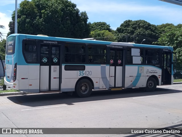 Rota Sol > Vega Transporte Urbano 35420 na cidade de Fortaleza, Ceará, Brasil, por Lucas Caetano Caetano. ID da foto: 11968162.