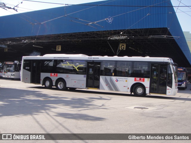 Next Mobilidade - ABC Sistema de Transporte 5314 na cidade de Santo André, São Paulo, Brasil, por Gilberto Mendes dos Santos. Número da foto: #11966218.