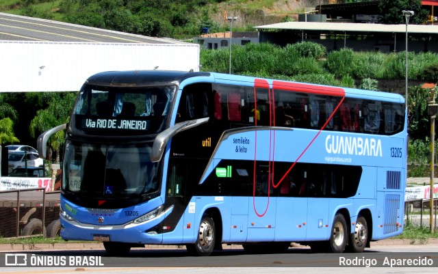 UTIL - União Transporte Interestadual de Luxo 13205 na cidade de Conselheiro Lafaiete, Minas Gerais, Brasil, por Rodrigo  Aparecido. ID da foto: 11966994.