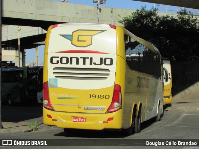 Empresa Gontijo de Transportes 19180 na cidade de Belo Horizonte, Minas Gerais, Brasil, por Douglas Célio Brandao. ID da foto: 11968752.