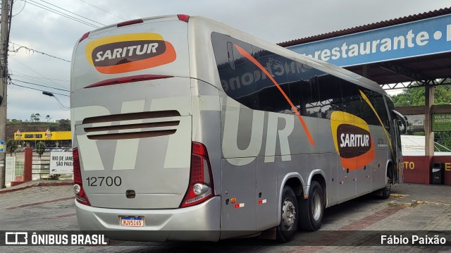 Saritur - Santa Rita Transporte Urbano e Rodoviário 12700 na cidade de Barbacena, Minas Gerais, Brasil, por Fábio Paixão. ID da foto: 11967104.