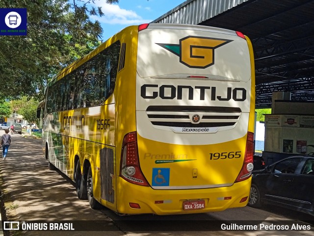 Empresa Gontijo de Transportes 19565 na cidade de Lambari, Minas Gerais, Brasil, por Guilherme Pedroso Alves. ID da foto: 11966341.