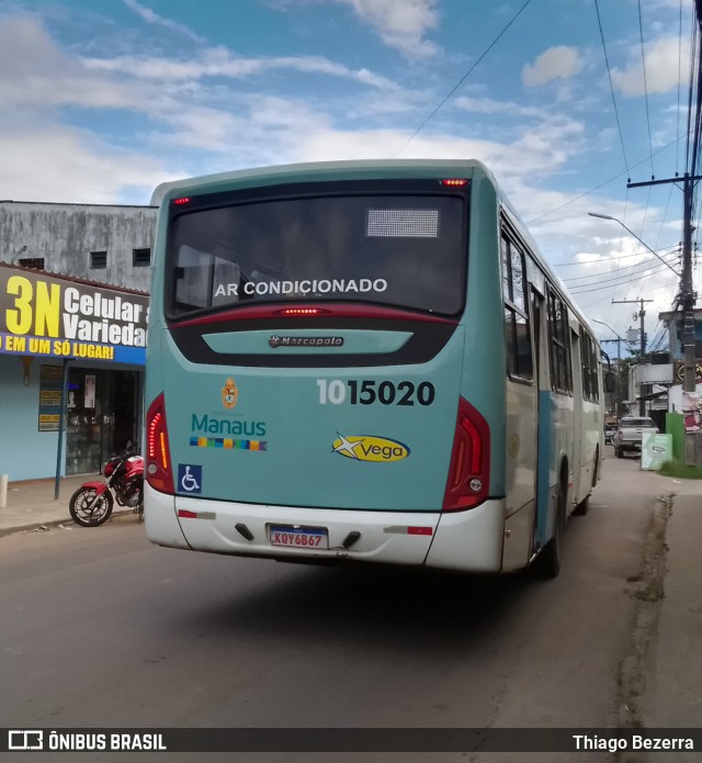 Vega Manaus Transporte 1015020 na cidade de Manaus, Amazonas, Brasil, por Thiago Bezerra. Número da foto: #11967992.