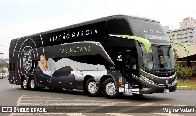 Viação Garcia 86029 na cidade de Foz do Iguaçu, Paraná, Brasil, por Vagner Valani. Número da foto: #11970158.