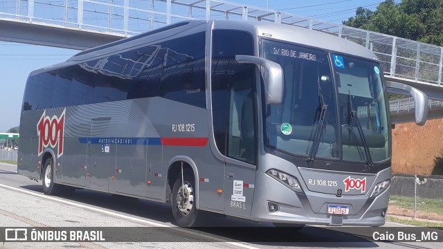 Auto Viação 1001 RJ 108.1215 na cidade de Magé, Rio de Janeiro, Brasil, por Caio Bus_MG. Número da foto: #11970708.