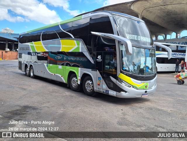 Brasil Sul Linhas Rodoviárias 3750 na cidade de Porto Alegre, Rio Grande do Sul, Brasil, por JULIO SILVA. Número da foto: #11969892.