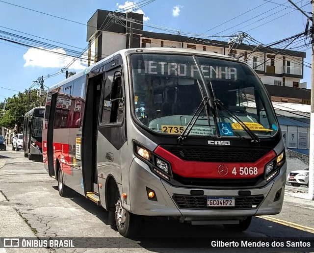Allibus Transportes 4 5068 na cidade de São Paulo, São Paulo, Brasil, por Gilberto Mendes dos Santos. Número da foto: #11969064.