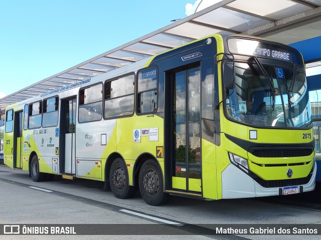 Itajaí Transportes Coletivos 2075 na cidade de Campinas, São Paulo, Brasil, por Matheus Gabriel dos Santos. ID da foto: 11972414.