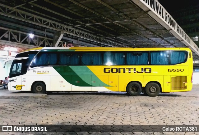 Empresa Gontijo de Transportes 19550 na cidade de Ipatinga, Minas Gerais, Brasil, por Celso ROTA381. ID da foto: 11972526.