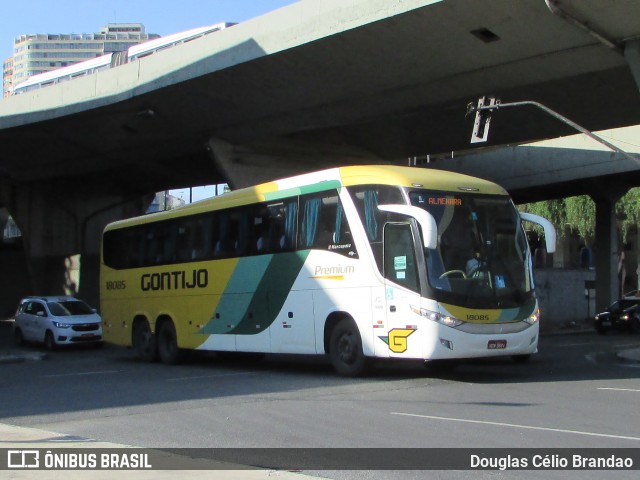 Empresa Gontijo de Transportes 18085 na cidade de Belo Horizonte, Minas Gerais, Brasil, por Douglas Célio Brandao. Número da foto: #11972982.