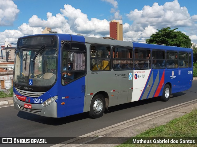 Transportes Capellini 12019 na cidade de Campinas, São Paulo, Brasil, por Matheus Gabriel dos Santos. ID da foto: 11972402.