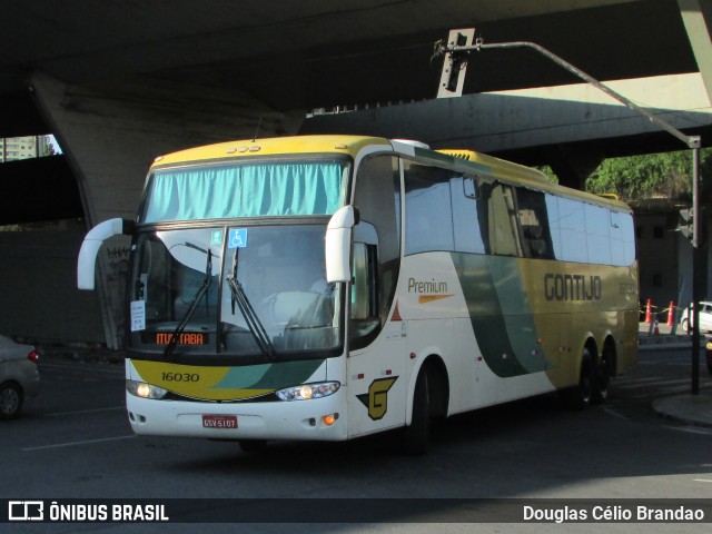 Empresa Gontijo de Transportes 16030 na cidade de Belo Horizonte, Minas Gerais, Brasil, por Douglas Célio Brandao. ID da foto: 11972138.