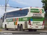 Empresa Gontijo de Transportes 21605 na cidade de Vitória da Conquista, Bahia, Brasil, por João Emanoel. ID da foto: :id.