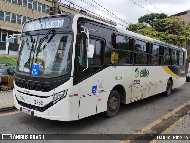 Viação Elite 2382 na cidade de Volta Redonda, Rio de Janeiro, Brasil, por Danilo  Ribeiro. Número da foto: #11974586.