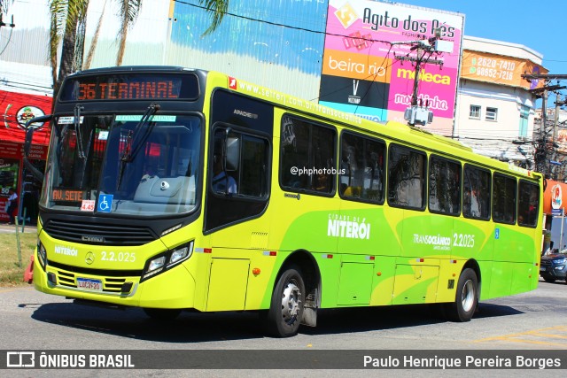 Santo Antônio Transportes Niterói 2.2.025 na cidade de Niterói, Rio de Janeiro, Brasil, por Paulo Henrique Pereira Borges. Número da foto: #11975530.