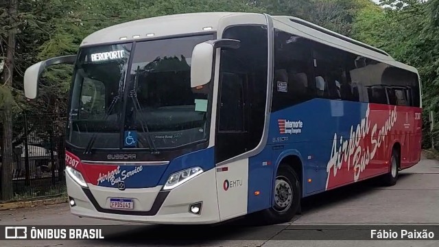 Airport Bus Service 37307 na cidade de São Paulo, São Paulo, Brasil, por Fábio Paixão. ID da foto: 11975813.