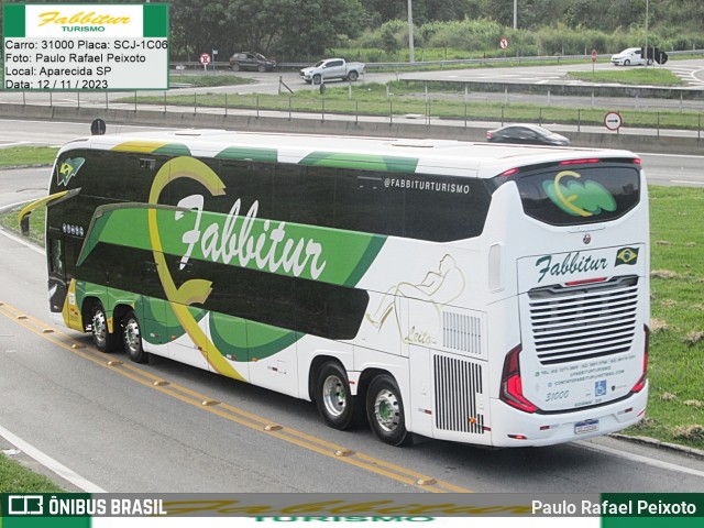 Fabbitur Transporte e Turismo 31000 na cidade de Aparecida, São Paulo, Brasil, por Paulo Rafael Peixoto. ID da foto: 11974490.