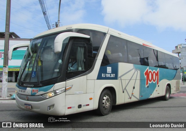 Auto Viação 1001 RJ 108.387 na cidade de Cabo Frio, Rio de Janeiro, Brasil, por Leonardo Daniel. Número da foto: #11976247.