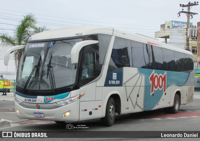 Auto Viação 1001 RJ 108.209 na cidade de Cabo Frio, Rio de Janeiro, Brasil, por Leonardo Daniel. Número da foto: #11976017.
