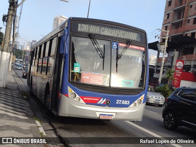 BB Transportes e Turismo 27.683 na cidade de Osasco, São Paulo, Brasil, por Rafael Lopes de Oliveira. Número da foto: #11975373.