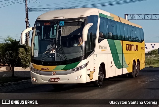 Empresa Gontijo de Transportes 18125 na cidade de Aracaju, Sergipe, Brasil, por Gladyston Santana Correia. ID da foto: 11976667.