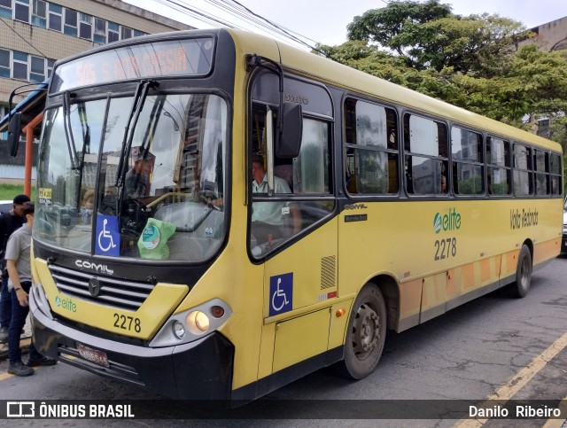 Viação Elite 2278 na cidade de Volta Redonda, Rio de Janeiro, Brasil, por Danilo  Ribeiro. Número da foto: #11976142.