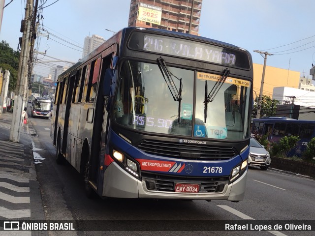 Viação Osasco 21.678 na cidade de Osasco, São Paulo, Brasil, por Rafael Lopes de Oliveira. Número da foto: #11974167.