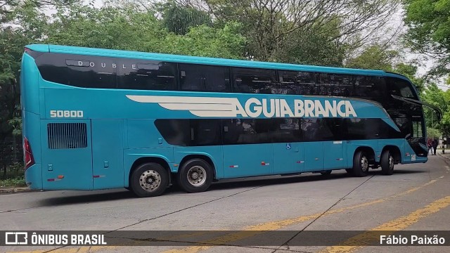 Viação Águia Branca 50800 na cidade de São Paulo, São Paulo, Brasil, por Fábio Paixão. ID da foto: 11973995.