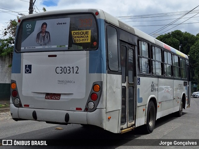 Transportes Futuro C30312 na cidade de Rio de Janeiro, Rio de Janeiro, Brasil, por Jorge Gonçalves. ID da foto: 11974668.