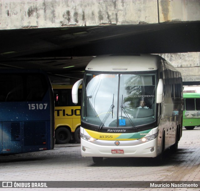 Empresa Gontijo de Transportes 18355 na cidade de Belo Horizonte, Minas Gerais, Brasil, por Maurício Nascimento. Número da foto: #11980029.