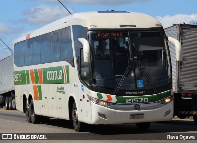 Empresa Gontijo de Transportes 21570 na cidade de Vitória da Conquista, Bahia, Brasil, por Rava Ogawa. ID da foto: 11978003.