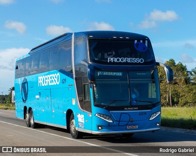 Auto Viação Progresso 6219 na cidade de Natal, Rio Grande do Norte, Brasil, por Rodrigo Gabriel. Número da foto: #11977791.
