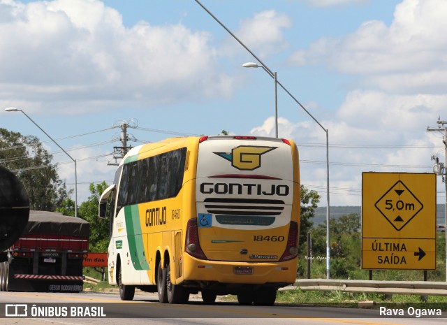 Empresa Gontijo de Transportes 18460 na cidade de Vitória da Conquista, Bahia, Brasil, por Rava Ogawa. ID da foto: 11977984.