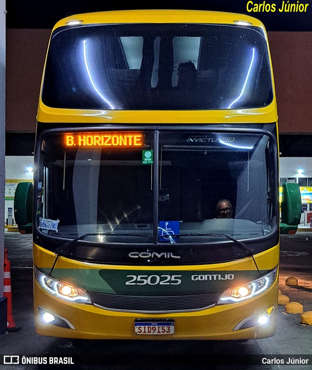 Empresa Gontijo de Transportes 25025 na cidade de Goiânia, Goiás, Brasil, por Carlos Júnior. Número da foto: #11979393.