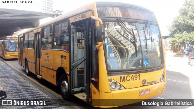 Auto Viação Mercês MC491 na cidade de Curitiba, Paraná, Brasil, por Busologia Gabrielística. Número da foto: #11978559.