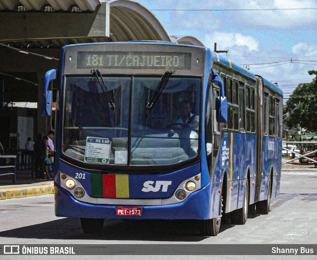 SJT - São Judas Tadeu 201 na cidade de Jaboatão dos Guararapes, Pernambuco, Brasil, por Shanny Bus. ID da foto: 11976858.