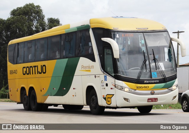 Empresa Gontijo de Transportes 18640 na cidade de Vitória da Conquista, Bahia, Brasil, por Rava Ogawa. ID da foto: 11977961.