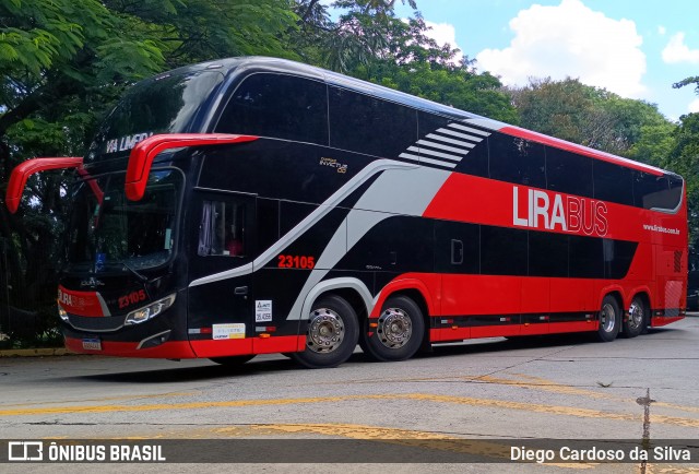 Lirabus 23105 na cidade de São Paulo, São Paulo, Brasil, por Diego Cardoso da Silva. Número da foto: #11977257.