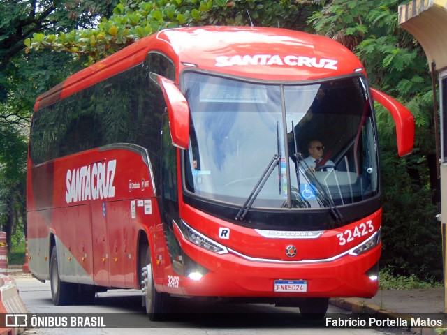 Viação Santa Cruz 32423 na cidade de São Paulo, São Paulo, Brasil, por Fabrício Portella Matos. ID da foto: 11979851.