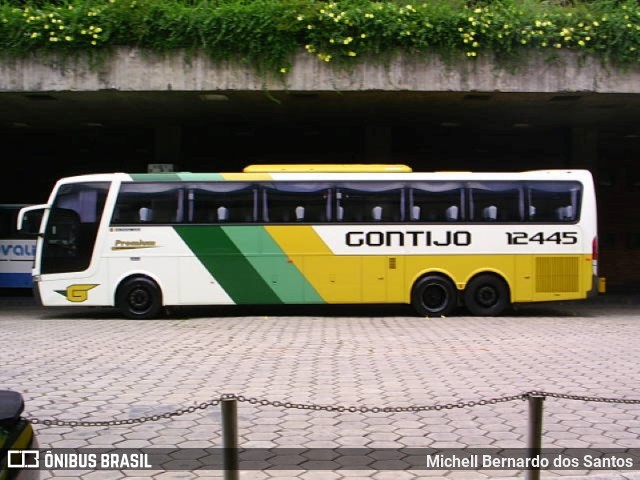 Empresa Gontijo de Transportes 12445 na cidade de Belo Horizonte, Minas Gerais, Brasil, por Michell Bernardo dos Santos. ID da foto: 11978825.