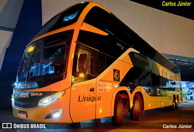 Empresa Gontijo de Transportes 25025 na cidade de Goiânia, Goiás, Brasil, por Carlos Júnior. ID da foto: 11979414.