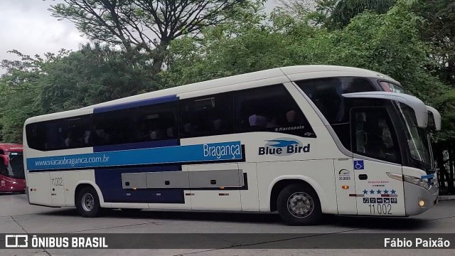 Auto Viação Bragança 11002 na cidade de São Paulo, São Paulo, Brasil, por Fábio Paixão. Número da foto: #11978026.