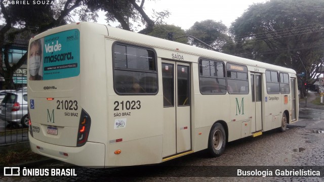 Auto Viação São Braz 21023 na cidade de Curitiba, Paraná, Brasil, por Busologia Gabrielística. ID da foto: 11978876.