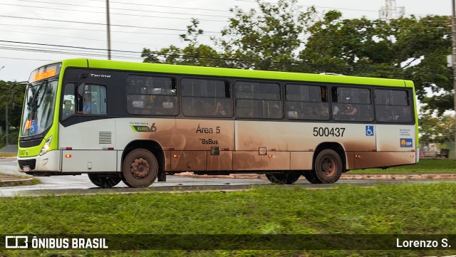 BsBus Mobilidade 500437 na cidade de Lago Norte, Distrito Federal, Brasil, por Lorenzo S.. Número da foto: #11976840.