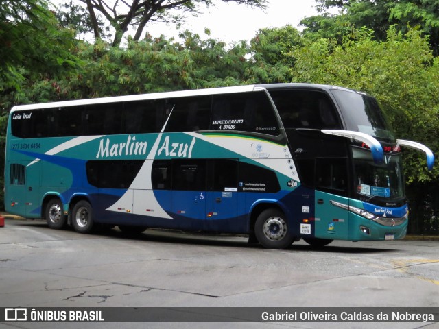 Marlim Azul Turismo 3494 na cidade de São Paulo, São Paulo, Brasil, por Gabriel Oliveira Caldas da Nobrega. Número da foto: #11977356.