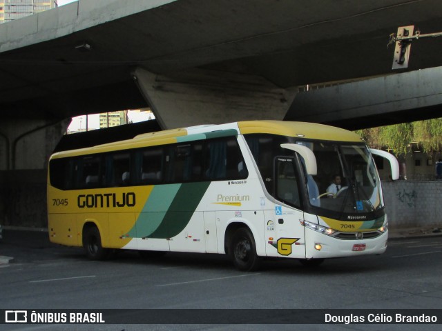 Empresa Gontijo de Transportes 7045 na cidade de Belo Horizonte, Minas Gerais, Brasil, por Douglas Célio Brandao. ID da foto: 11915626.