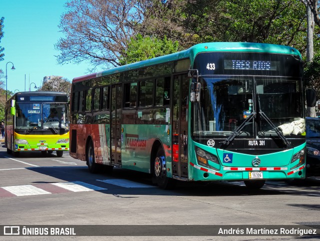 Transplusa 433 na cidade de San José, San José, Costa Rica, por Andrés Martínez Rodríguez. ID da foto: 11915499.