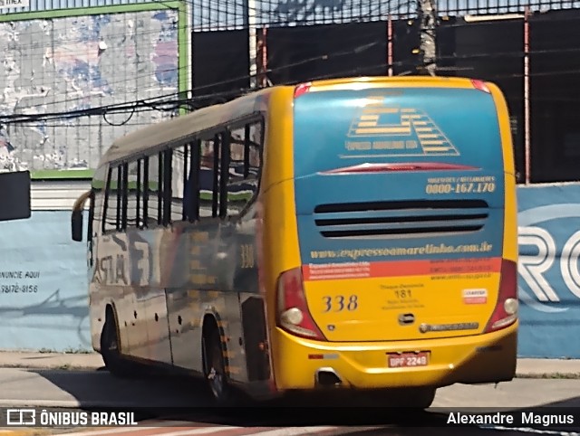 Expresso Amarelinho 338 na cidade de Sorocaba, São Paulo, Brasil, por Alexandre  Magnus. Número da foto: #11982257.